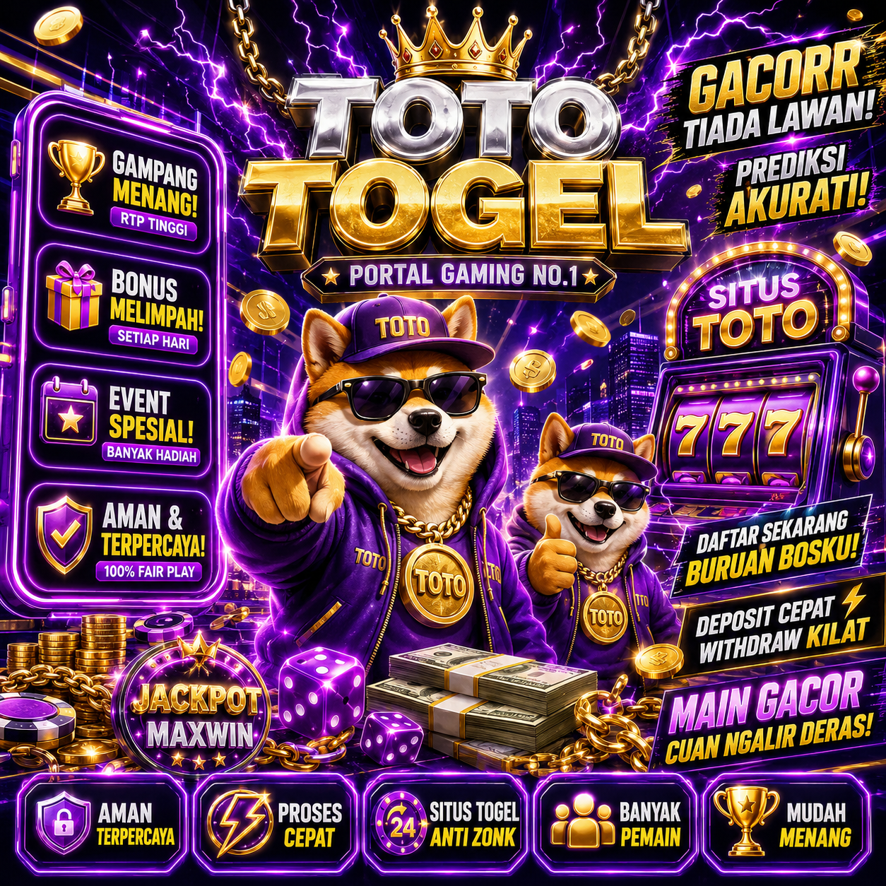 ARYA888 ✈️ Bandar Toto 4D Online Full Hoki dan Banyak Bonus Menarik untuk Pemain Baru